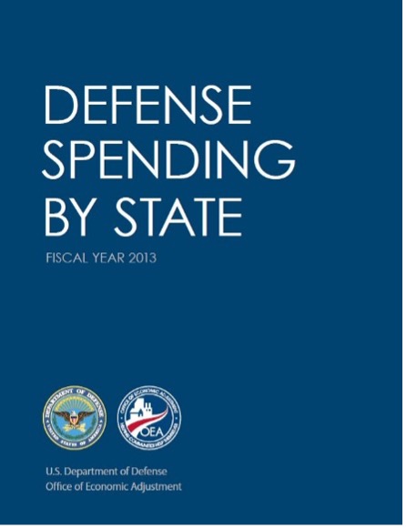 FY2013 Defense Spending by State report cover