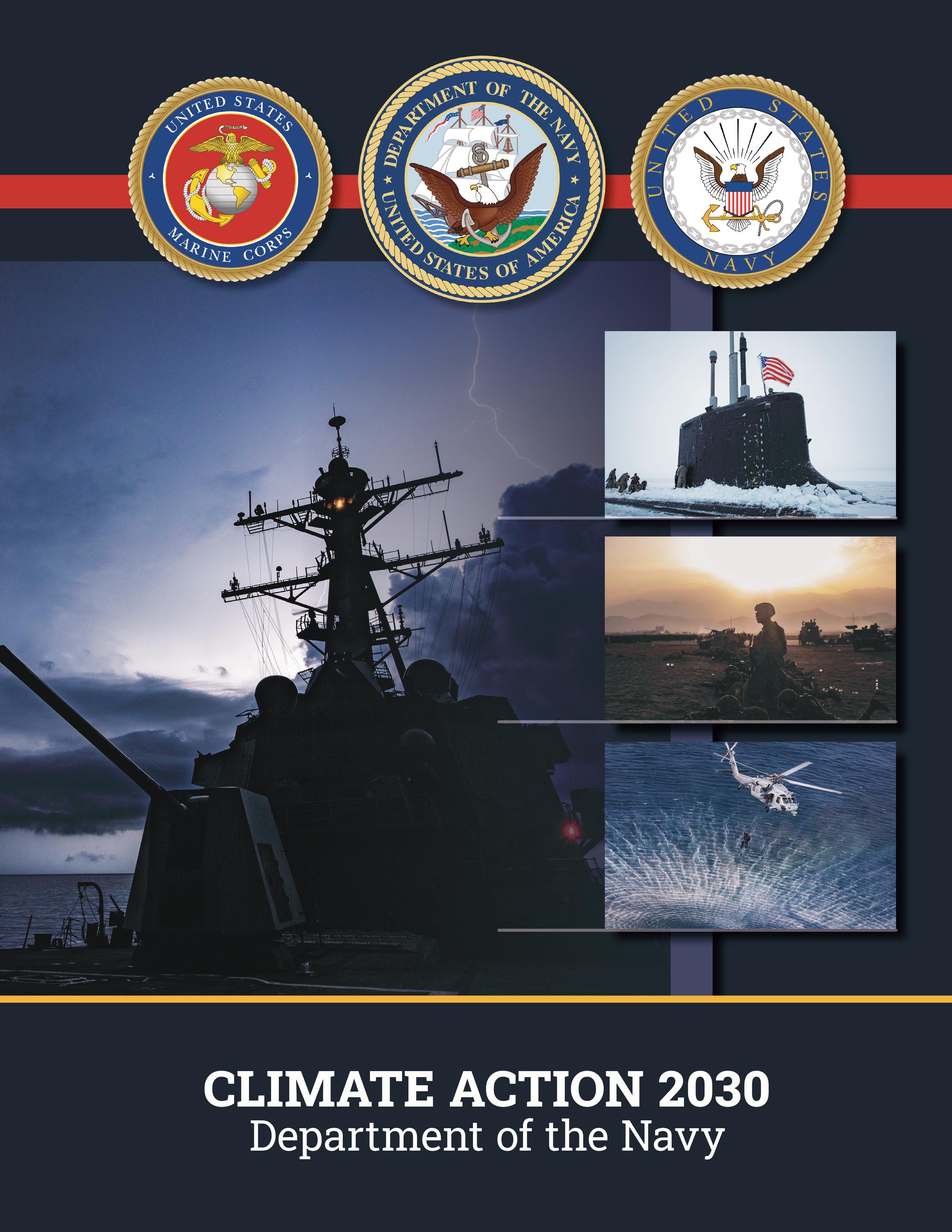Department of the Navy Releases Climate Action 2030