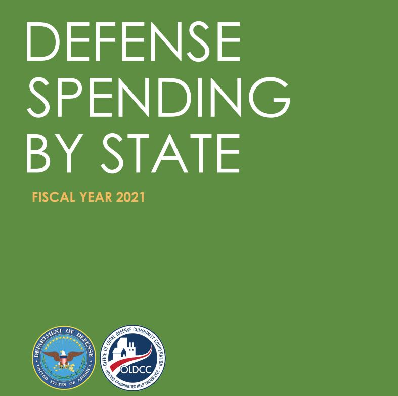 DOD Releases Report on Defense Spending by State in Fiscal Year 2021